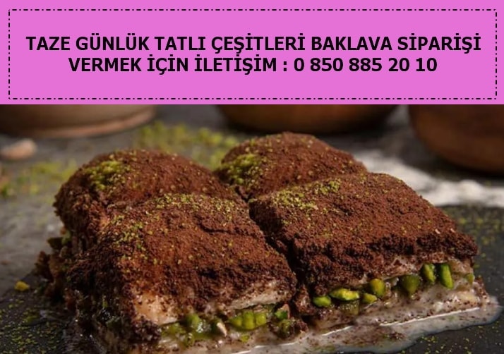 Dzce Biskvili Muhallebi taze baklava eitleri tatl siparii ucuz tatl fiyatlar baklava siparii yolla gnder